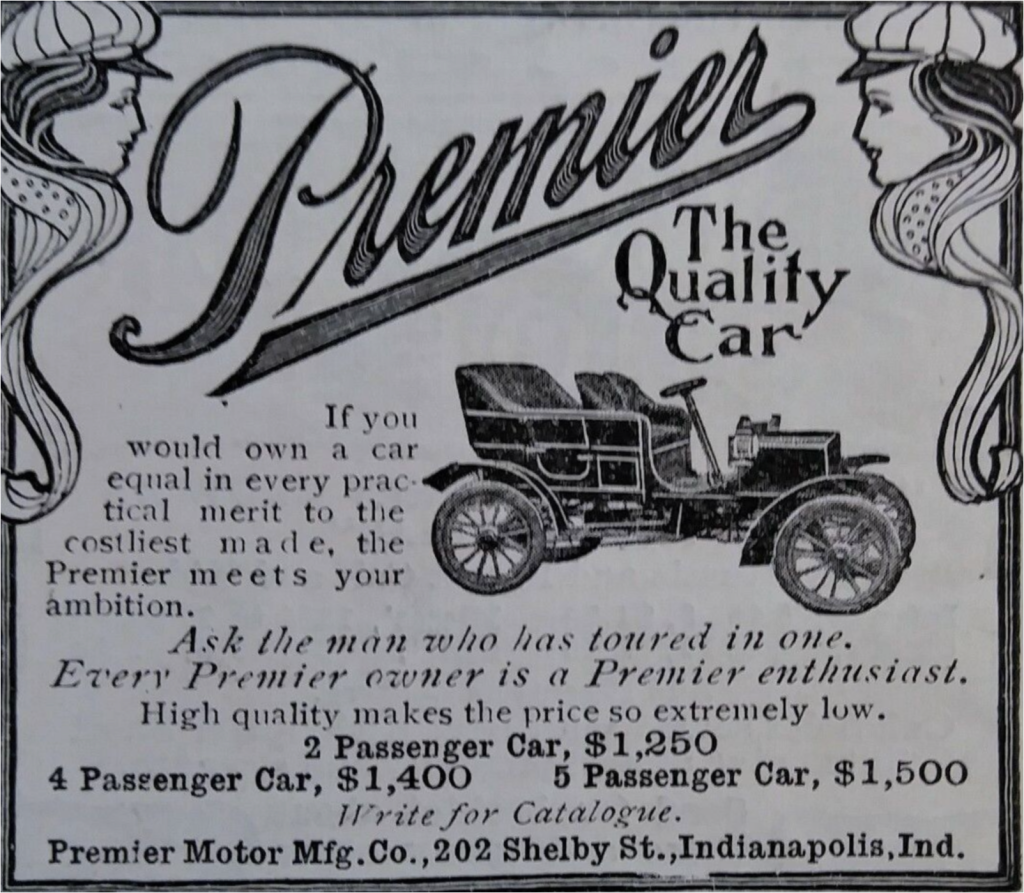 Ad for Premier Cars